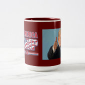 Rett Amerika Trump 2024 Zweifarbige Tasse (Mittel)