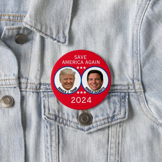 Rett Amerika wieder 2024 Button (Beispiel)