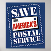 Rett Amerikas Postdienst Poster (Vorne)