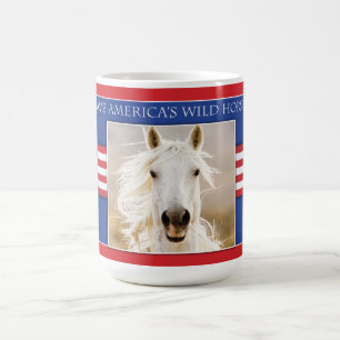 Rett Amerikas Tasse der Wilden Pferde