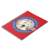 Rett Amerikas Wild Horses Notebook Notizblock (Linke Seite)