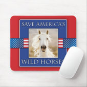 Rett Amerikas Wildpferde-Mauspad Mousepad (Mit Mouse)