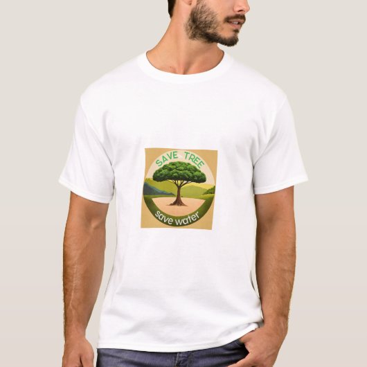 Rett Bäume, Rett Öko-freundlicher T - Shirt (Vorderseite)