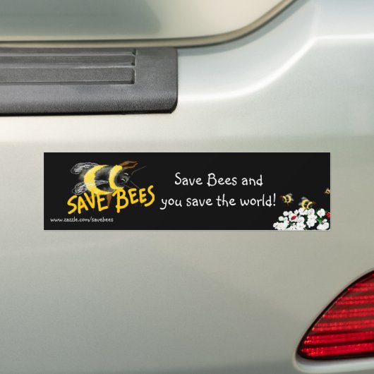 RETT BEES und Rett der Welt Autoaufkleber (Auf Auto)