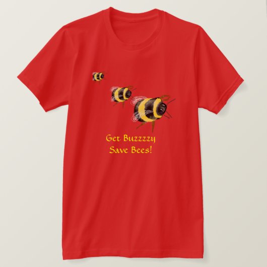 RETT BEES und Rett der Welt T-Shirt (Design vorne)