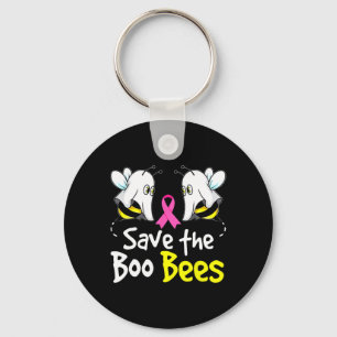 Rett Boo Bees Fun Breast Cancer Awareness Hallowee Schlüsselanhänger