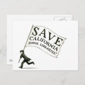 Rett CA School Libraries Merchandise Postkarte (Vorne/Hinten)