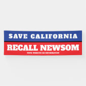 Rett California Recall Governor Newsom Banner (Horizontal)