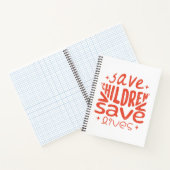 Rett Children, Rett Lives Spiral Notebook Notizblock (Innenseite)