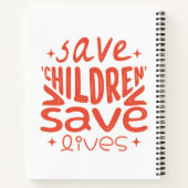 Rett Children, Rett Lives Spiral Notebook Notizblock (Rückseite)