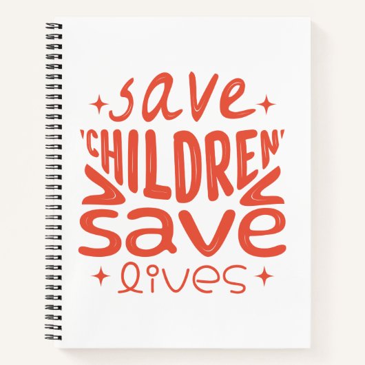 Rett Children, Rett Lives Spiral Notebook Notizblock (Vorderseite)