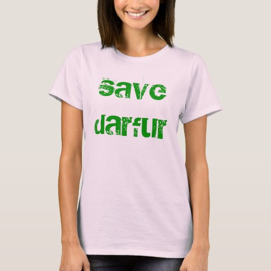 Rett Darfur T-Shirt. T-Shirt (Vorderseite)