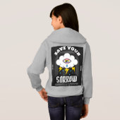 Rett dein Leid Hoodie (Schwarz voll)