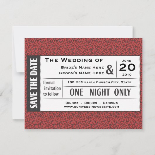 Rett dein Ticket! Einladung (Vorderseite)