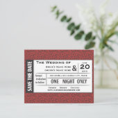 Rett dein Ticket! Einladung (Stehend Vorderseite)