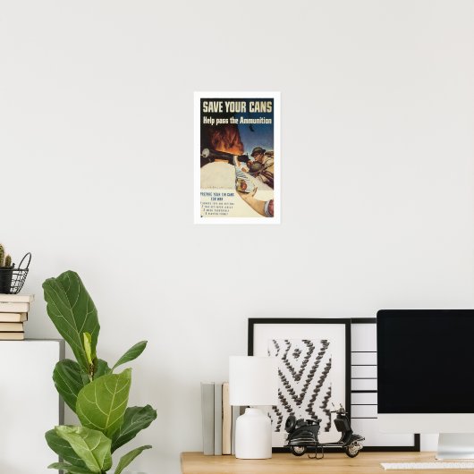 Rett deine Dosen Poster (Heimbüro)