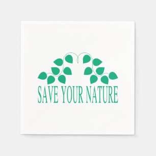 Rett deine Natur Napkins Serviette