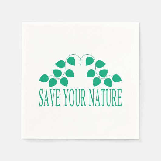 Rett deine Natur Napkins Serviette (Vorderseite)
