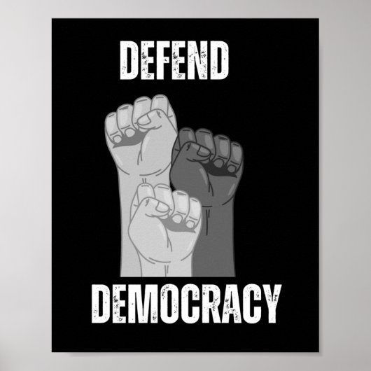 Rett Demokratie 2025 - Entwurf 2 Poster (Vorne)