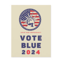 Rett Demokratie Abstimmung Blau 2024 Wahl