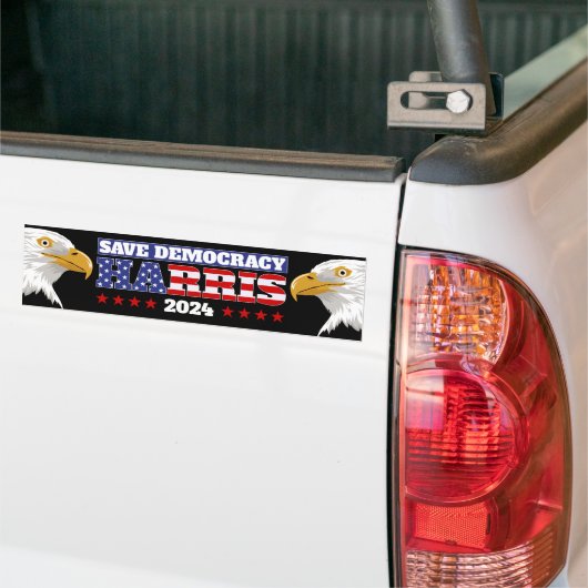 Rett Demokratie - Harris 2024 Autoaufkleber (Auf Lkw)