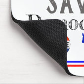 Rett Demokratie-Maus-Pad Mousepad (Ecke)