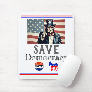 Rett Demokratie-Maus-Pad Mousepad