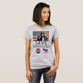 Rett-Demokratie-T - Shirt (Vorne ganz)