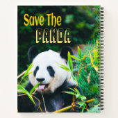 Rett den Panda Notizblock (Rückseite)