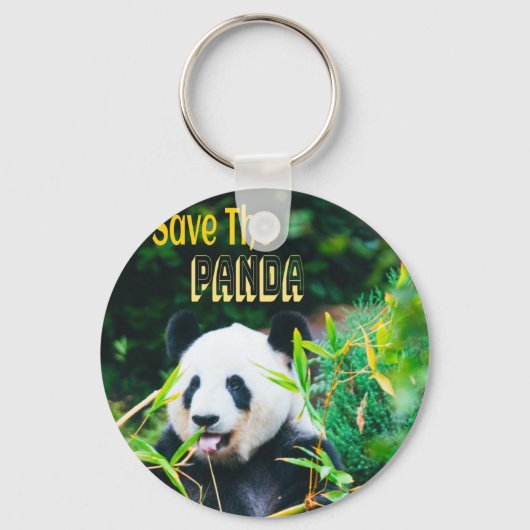 Rett den Panda Schlüsselanhänger (Vorderseite)