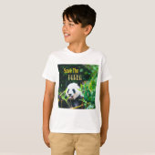 Rett den Panda T-Shirt (Vorne ganz)