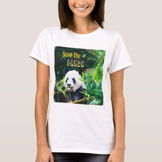 Rett den Panda T-Shirt (Vorderseite)