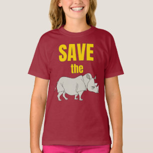 Rett den Rhino! T-Shirt