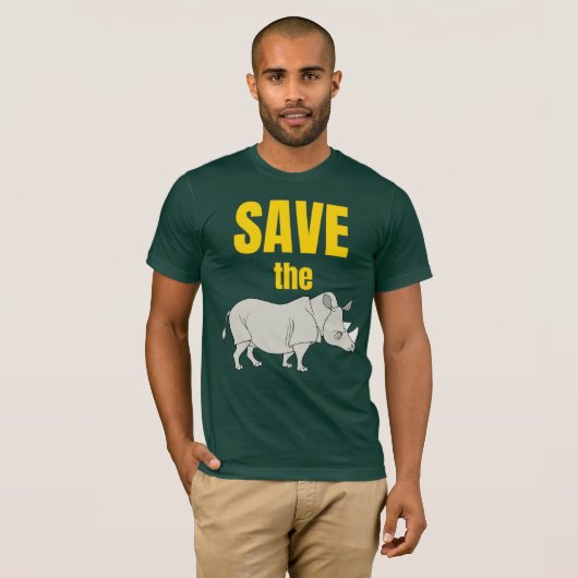 Rett den Rhino! T-Shirt (Vorne ganz)