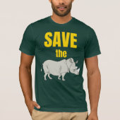Rett den Rhino! T-Shirt (Vorderseite)