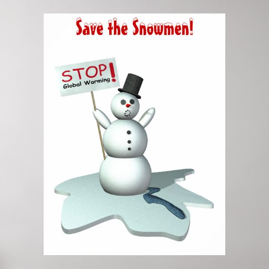 Rett den Schneemann! Poster (Vorne)