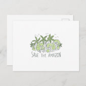 Rett der Amazone Postkarte (Vorne/Hinten)