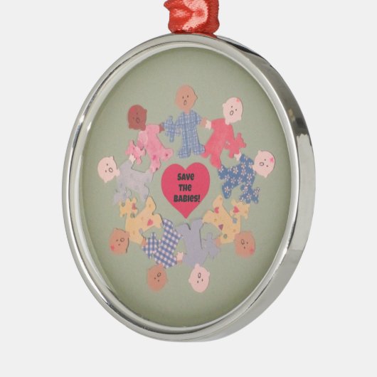 Rett der Babys Ornament Aus Metall (Links)