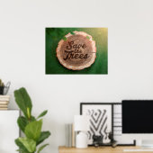 Rett der Bäume Inspiration Poster (Heimbüro)