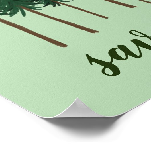 RETT DER BÄUME POSTER (Ecke)