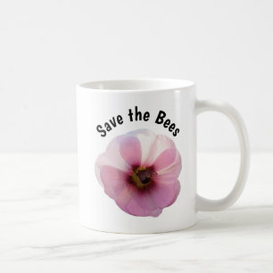 Rett der Bees Pink Hollyhock-Tasse Kaffeetasse