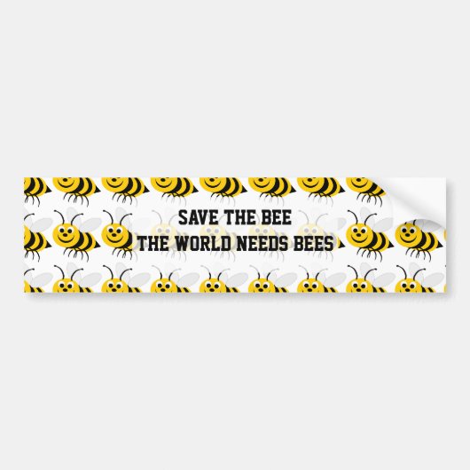 Rett der Biene Autoaufkleber (Vorne)