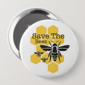 Rett der Bienen Button (Vorne & Hinten)