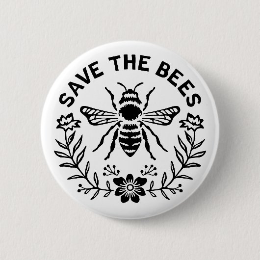 Rett der Bienen Button (Vorderseite)