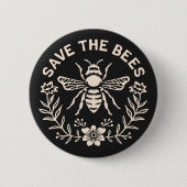 Rett der Bienen Button (Vorderseite)