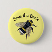 Rett der Bienen, Button (Vorderseite)