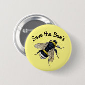 Rett der Bienen, Button (Vorne & Hinten)