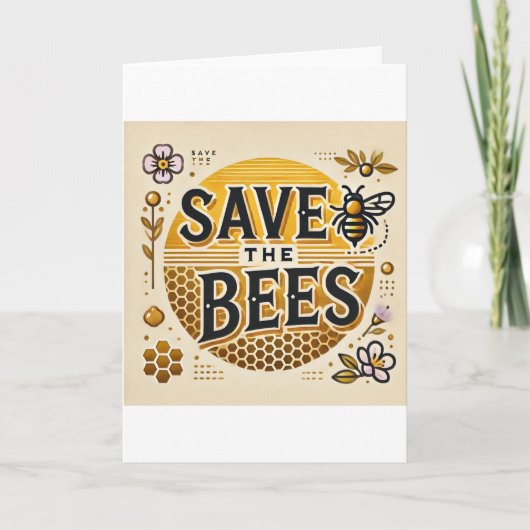 Rett der Bienen Dankeskarte (Vorderseite)