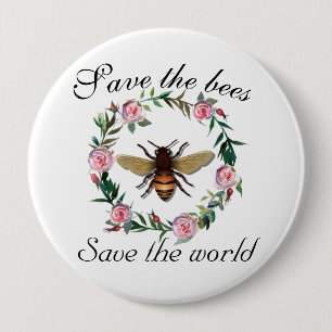Rett der Bienen den World Button Gerettet