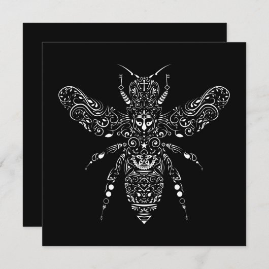 rett der Bienen Einladung (Vorne/Hinten)